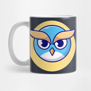 Cute Owl Cartoon Vector Icon Illustration (4) Mug